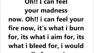 Red- Die for you lyrics
