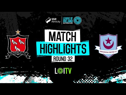 SSE Airtricity Men's Premier Division Round 32 | Dundalk 3-1 Drogheda United | Highlights