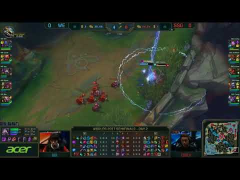 XIYE SOLO KILLS CUVEE - WE Xiye Solo Kill vs SSG CuVee (WE vs SSG Worlds 2017 Highlight)