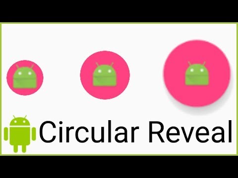 Circular Reveal Animation Android Studio Tutorial
