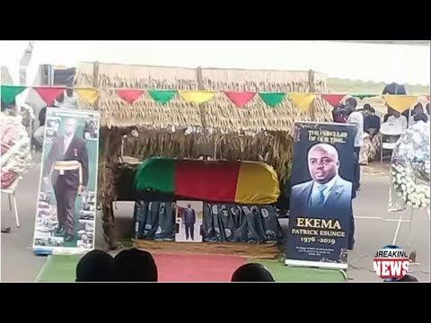 This Is The Funeral Service Today  Of Former Mayor of Buea Patrick Ekema | Tributes To him