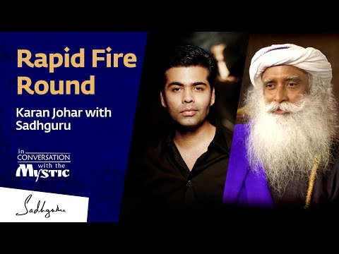 Karan Johar with Sadhguru