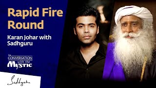 Rapid Fire Round – Karan Johar with Sadhguru