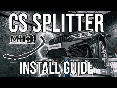 HOW TO FIT : THE F8X CS STYLE FRONT SPLITTER