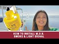VLOG 3 HOW TO INSTALL MOB SMOKE LIGHT How To Be A Third Mate Series Show And Tell Shawntel