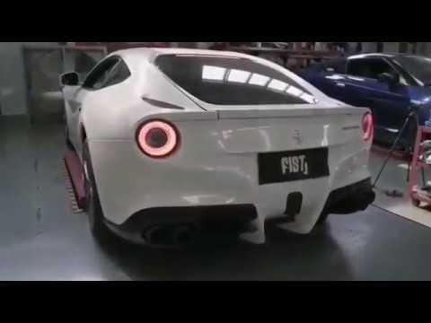 Ferrari F12 w/ ARMYTRIX Titanium Valvetronic Exhaust, aggressive in-house revs!