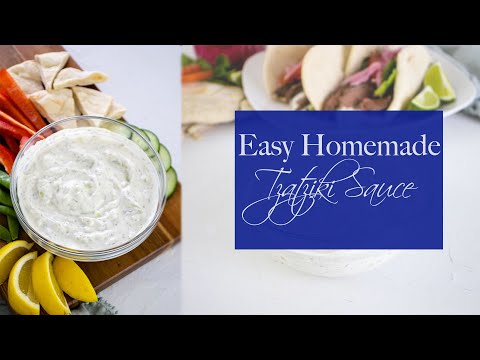 Easy Homemade Tzatziki Sauce | FUELING A SOUTHERN SOUL