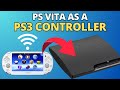 Using the PS Vita as a PS3 Controller - Must Watch ...