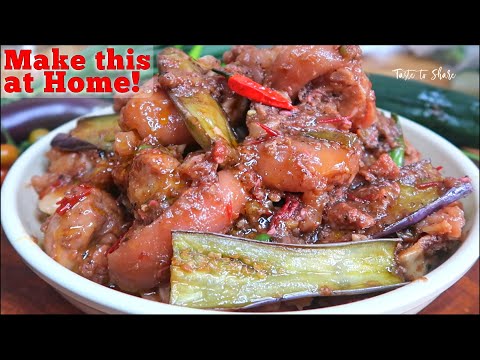 Popular & Yummy! Pork Binagoongan recipe | THE SECRET OF COOKING TENDER & SUPER Tasty Pork PATA!