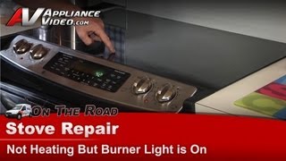 GE Cooktop Repair - Front Burner Not Heating - Built in Switch - Diagnostics & Troubleshooting