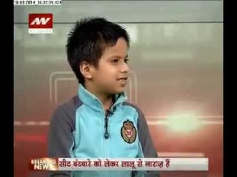 Wonder Boy Yashasvi Balhara at News Nation in India Ke Genius Child Prodigy India ka Wonder Kid