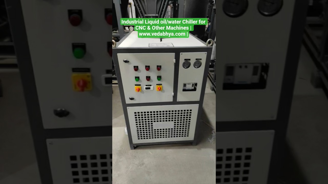 Industrial Oil Chiller for CNC Machine, Hydraulic System, High speed spindle & other applications 