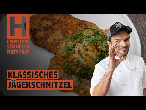 Quick hunter's schnitzel recipe by Steffen Henssler