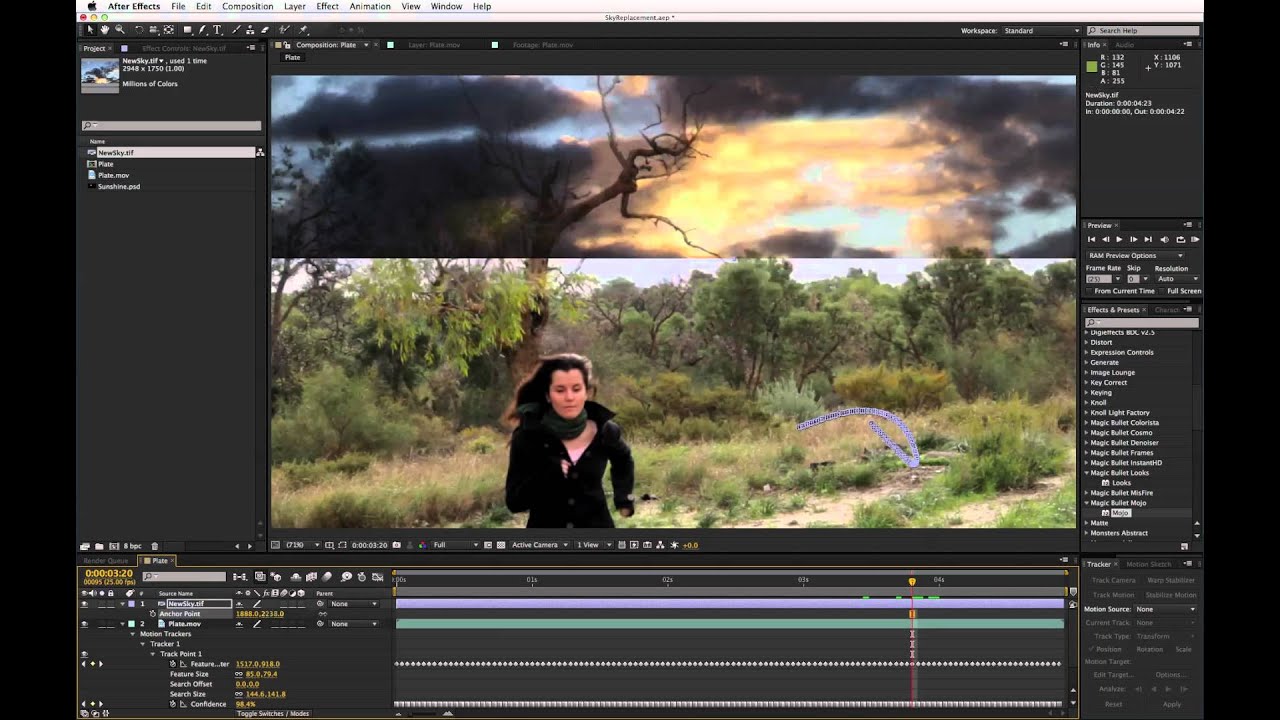 Video tutorial: Replace a dull sky in After Effects - YouTube