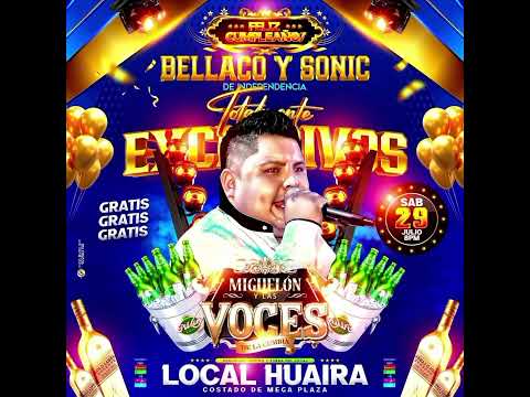 Miguelon Y  Las voces de la cumbia - Bajo el azul del cielo | Triste Gorrion - PISTA