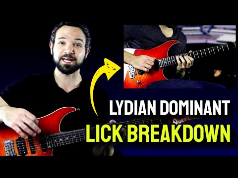 Lydian Dominant LICK BREAKDOWN! (Rock Fusion Guitar Lesson) | Cameron Allen