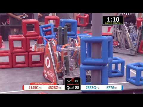2015 VRC Arts Q88 - 4149C 4828G vs 2587G 5776 - 58 to 58 - VEX Worlds 2015 - Arts Division