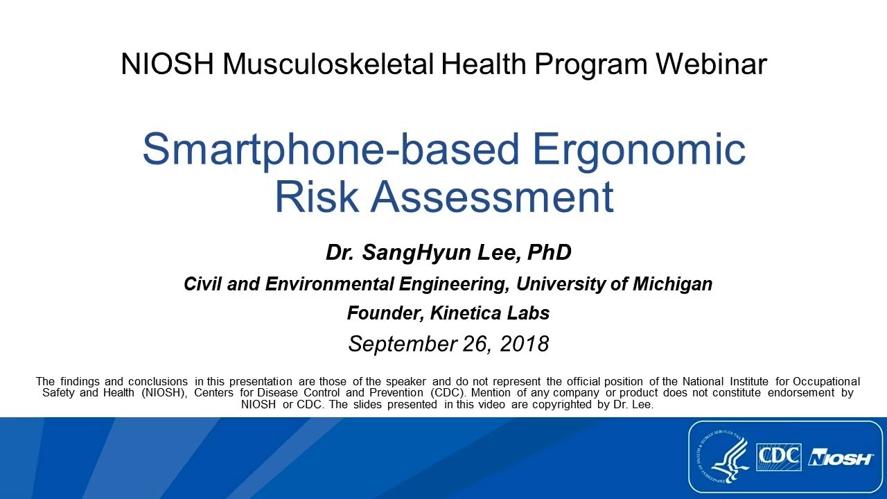 Smartphone-based Ergonomic Risk Assessment