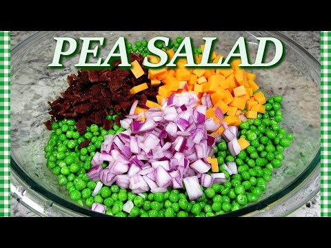 How To Make PEA SALAD | THE BEST Pea Salad Recipe