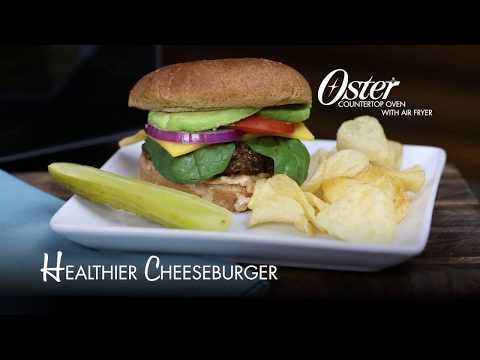 Healthier Cheeseburger | Oster Countertop Oven