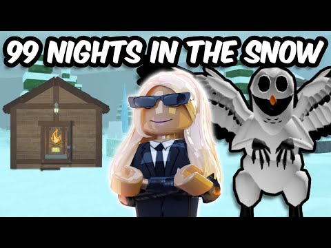 SURVIVING 99 NIGHTS IN THE SNOW BIOME