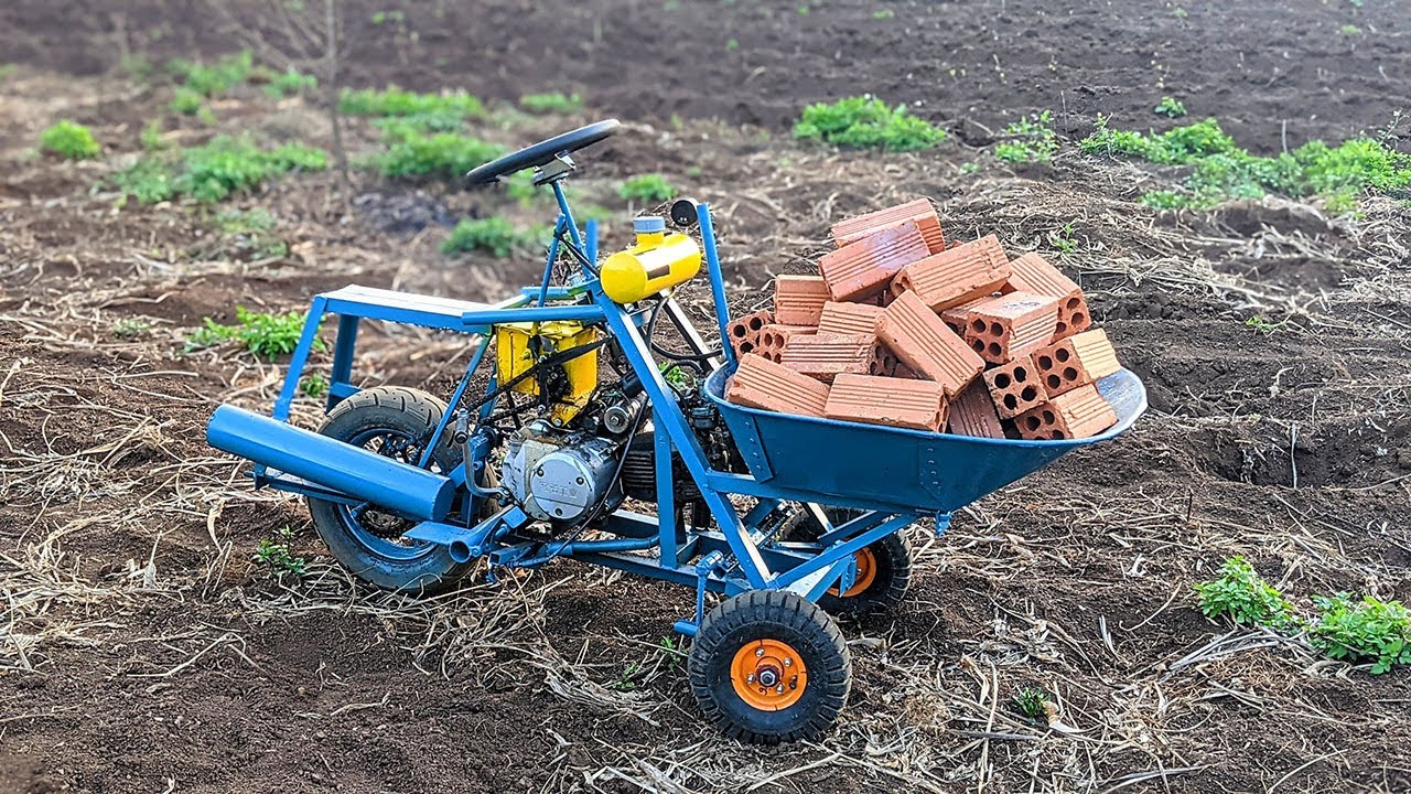 Chế Tạo Xe Rùa 110cc tại nhà Để Chở Gạch