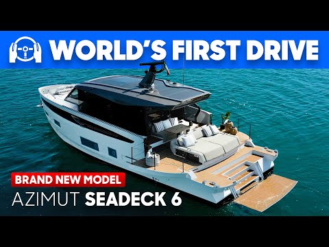 🚀Tested: Azimut’s BRAND NEW Seadeck 6 - Driven, Yacht Tour & Review