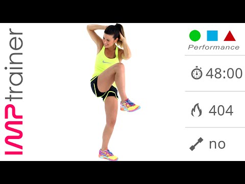 Allenamento GAG intenso - Workout Fitness da 48 minuti (IMP Performance)