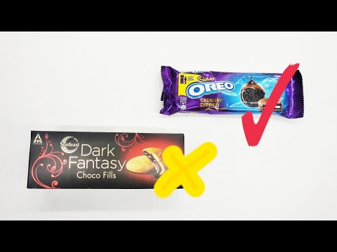 Cadbury Oreo vs Sunfeast dark fantasy