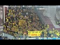 Aris Thessaloniki fans in Bucharest (Dinamo Kiev vs Aris) (Europa Conference League)