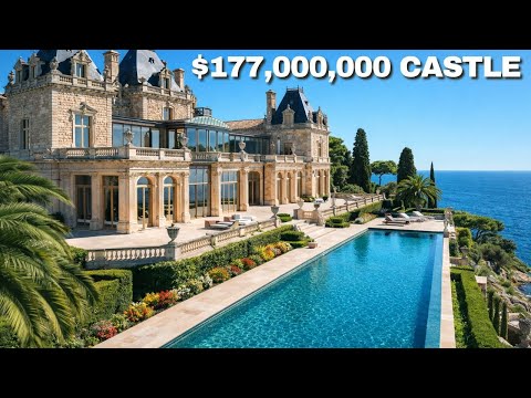 Inside a $177,000,000 French Style Castle in Antalya | Ultimate Luxury Mansion Tour