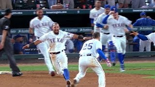 Lucroy’s walk-off single gives Rangers win