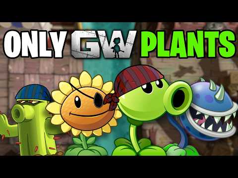 Can You Beat PIRATE SEAS With ONLY Garden Warfare Plants?