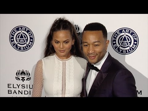 Chrissy Teigen and John Legend 2017 Heaven Gala