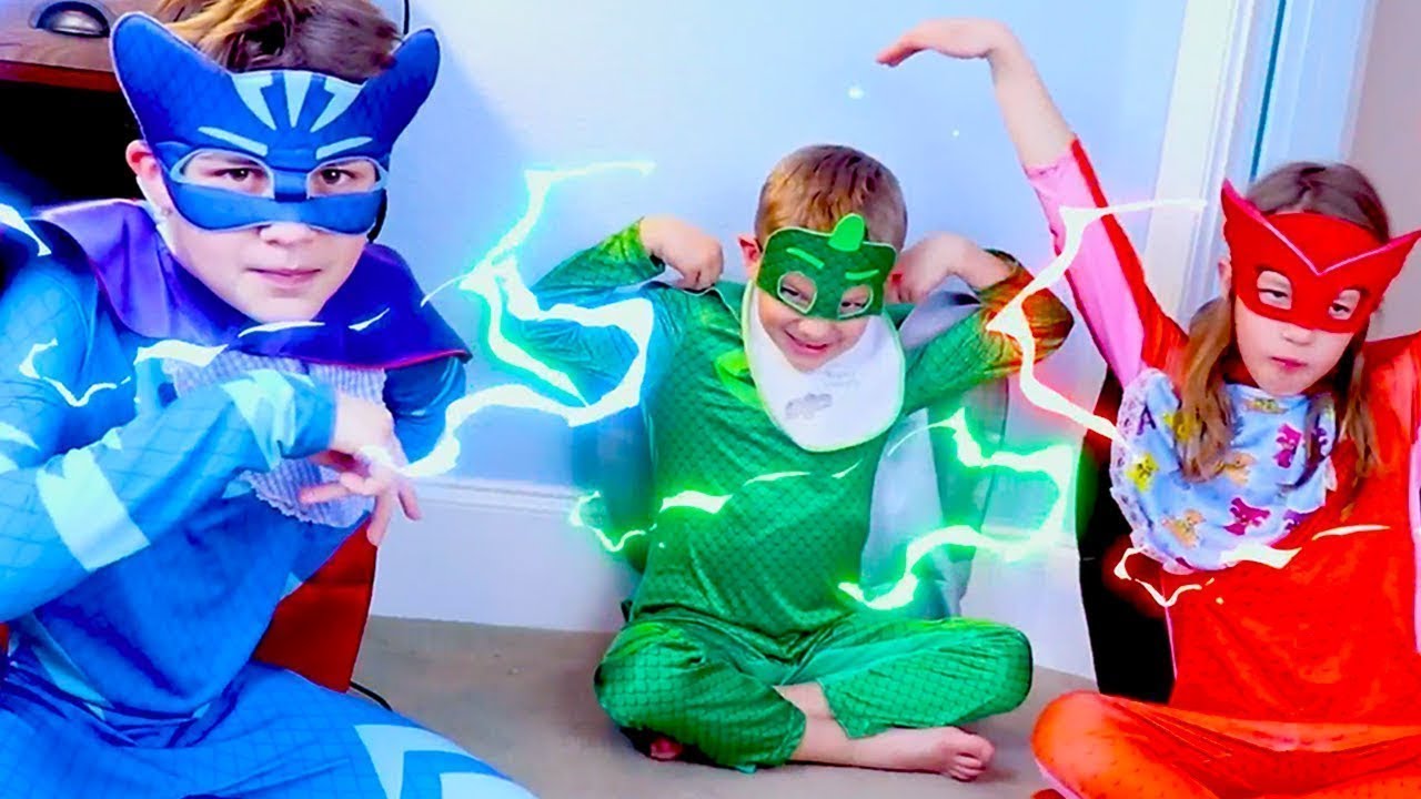 実生活の中でPJマスク！ | PJマスクは赤ちゃんに変わります | PJマスク Japanese