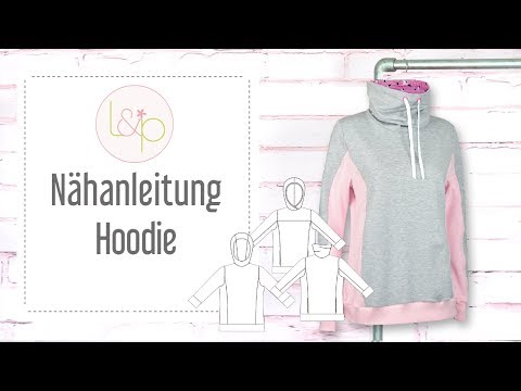 Nähanleitung lillesol Hoodie - ein Kapuzenpulli mit verschiedenen Kapuzen nähen