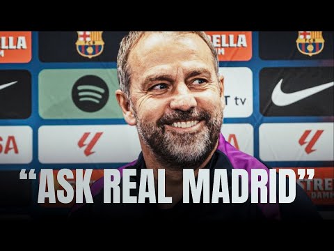 Hansi Flick SILENCES Real Madrid Reporter! 🤫 + Rashford & Raphinha OUT 🚨