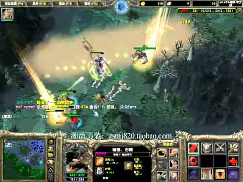 高清 小满解说 dota视频：我的撼地神牛第一视角