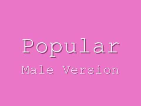 Popular (Male Version)