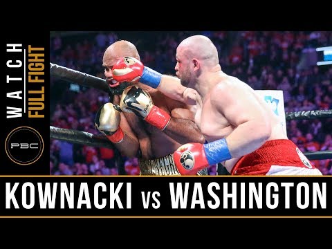 Kownacki vs Washington FULL FIGHT: January 26, 2019 - PBC on FOX