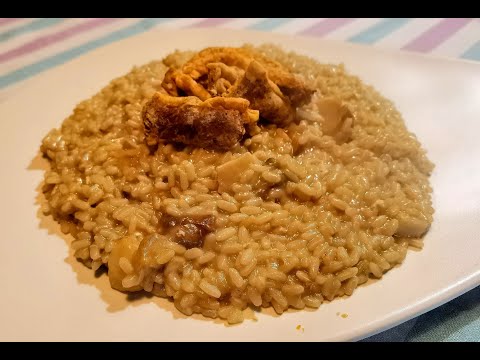 Come fare un RISOTTO CREMOSO AI FUNGHI con #videoricetteinsieme