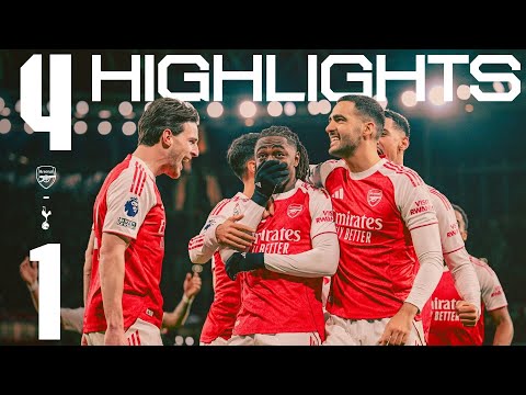 AN EBERE EZE HAT-TRICK IN THE NORTH LONDON DERBY | Arsenal vs Spurs (4-1) | Trossard, Eze | EPL