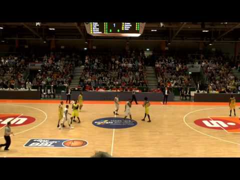 BBL league. BC "Science city Jena" 76 vs 79 BC "Medi Bayreuth". 09/10/2016