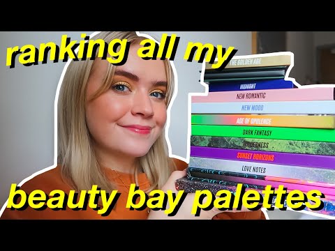 RANKING ALL MY 12 BEAUTY BAY PALETTES FROM WORST TO...