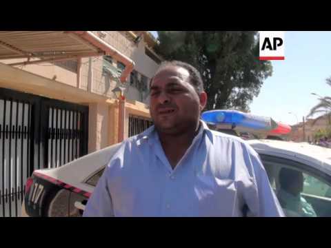 Aftermath of car bomb blast in front of the Swedish consulate