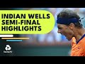 Rafa Nadal v Carlos Alcaraz; Taylor Fritz v Andrey Rublev | Indian Wells 2022 Semi-Final Highlights
