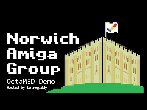 OctaMED demo at Norwich Amiga Group Meet 41 - Tuesday 23rd January 2024