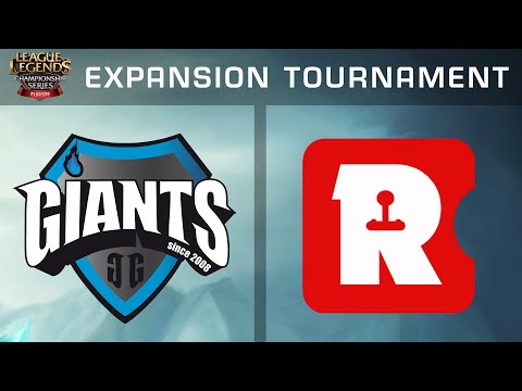 League of Legends - Reason Gaming vs. Giants - Game 3 - EU LCS Expansion Tournament