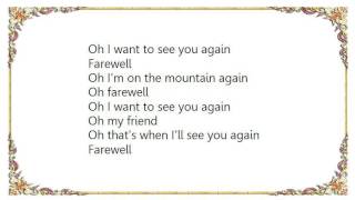 Dennis Wilson - Farewell My Friend Lyrics