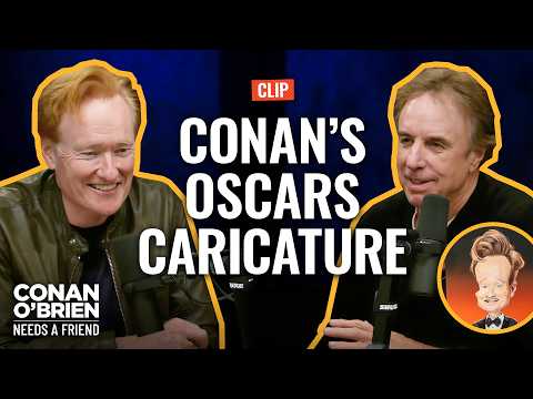 Kevin Nealon Reveals Conan’s Caricature | Conan O'Brien Needs A Friend